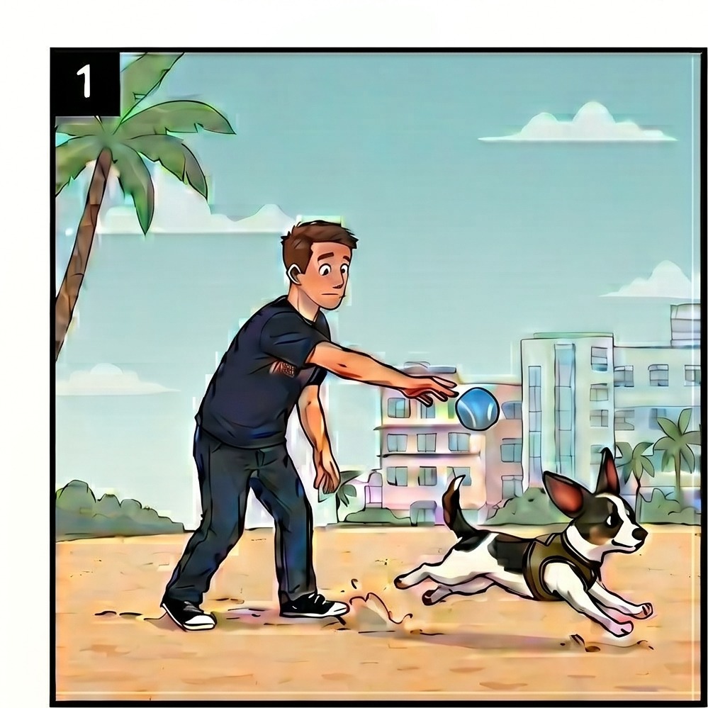 Der Ball — panel 1