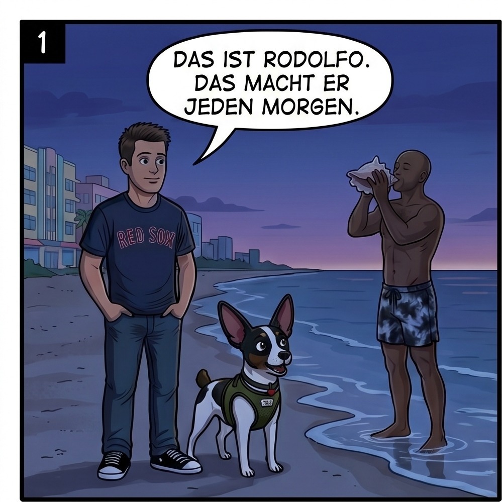 Die Muschel — panel 1