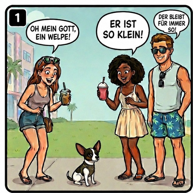 Für immer ein Welpe — panel 1