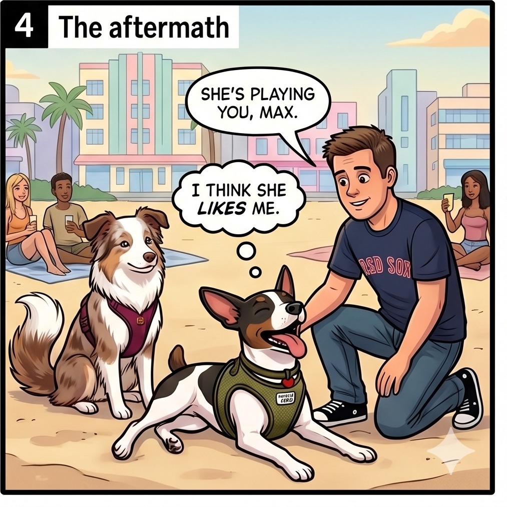Max meets Zucchini — panel 4