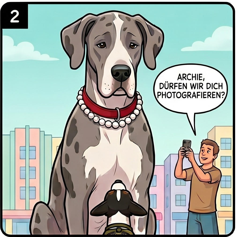 Max trifft Archie — panel 2