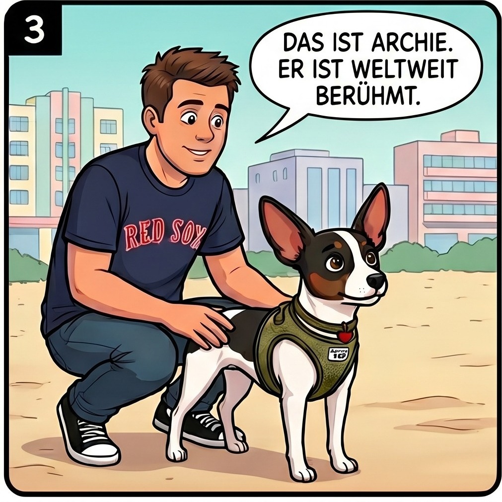 Max trifft Archie — panel 3