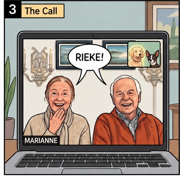 Rieke in Miami Beach — panel 3