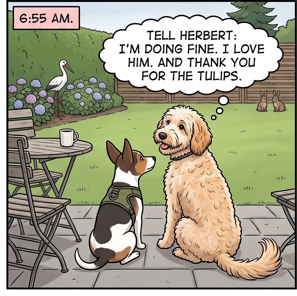Rieke's Visit — panel 3