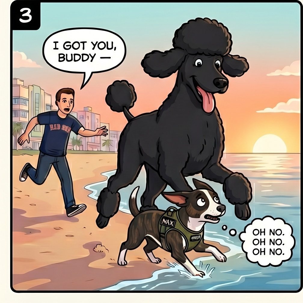 The Big Poodle — panel 3